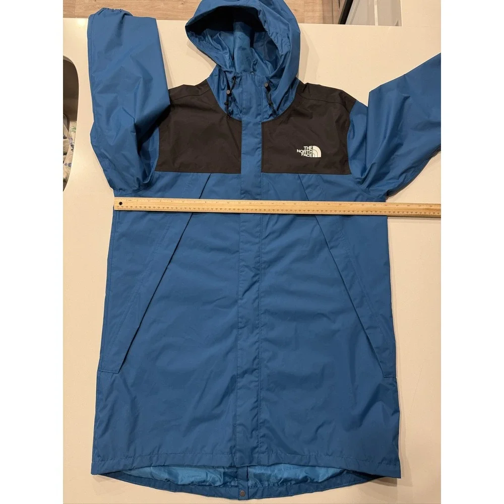 The North Face Antora DryVent Jacket Mens Large Blue Black Waterproof Hooded